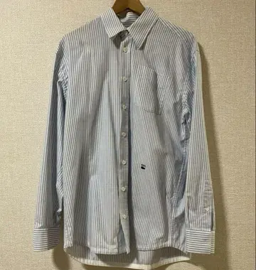 A.P.C. LACOSTE 스트라이프 긴팔 셔츠 블루