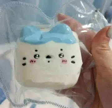 새상품 치이카와 (먼작귀) 하치와레 고양이 머리 스퀴즈