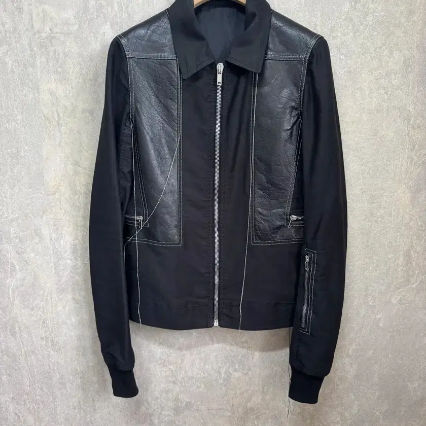 RICK OWENS | 릭오웬스 48 / Rick Owens 19SS Babel Leather Jacket on