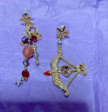 미사용 새상품 ANNA SUI 큐핏 애로우 모티브 귀걸이