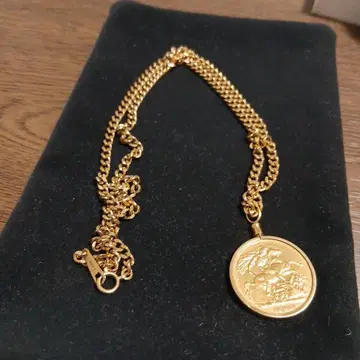 코인형 펜던트 목걸이