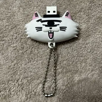 아쿠타미 게게 단안 고양이 USB풍 키링