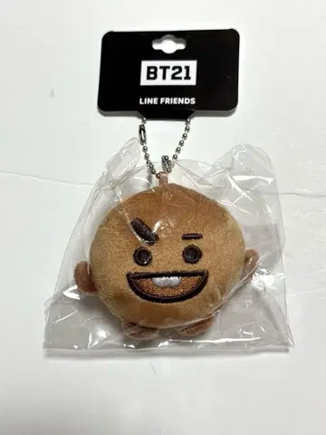 공식 BT21 슈키 SHOOKY 퍼펫 키체인 마스코트 봉제 인형