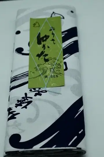 유카타 옷감 사도오케사 면 미사용