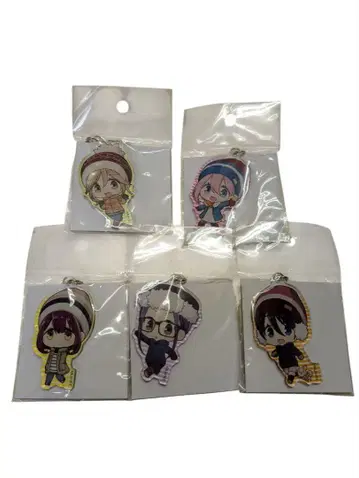 유루캠 2 테쿠토코 키링 5종 세트