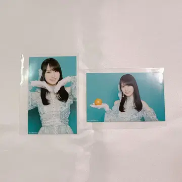 노기자카46 네이블 오렌지 미니 브로마이드 카키 하루카