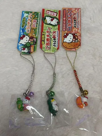 지역 한정 키티 니가타 사사당고 미미이 카키노타네 스트랩