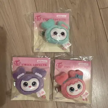 TWICE GiGO 봉제 인형 헤어핀 BABY LOVELYS 미사모