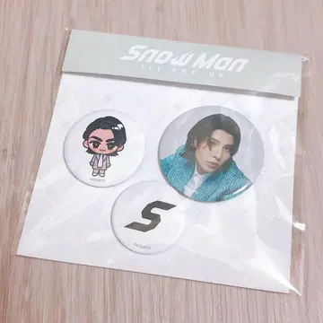 Snow Man 1st POPUP 한국 라울 캔뱃지