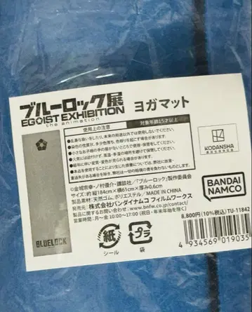 블루 록 전시회 요가 매트