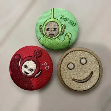 텔레토비즈 자수 캔뱃지
