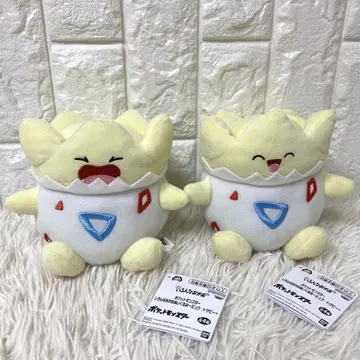 미사용 새상품 포켓몬 여러 가지 얼굴 봉제 인형 토게피 2종 세트