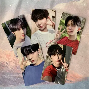 TXT Love Language line music 트레이딩 카드 5장