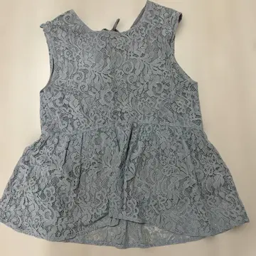 TORRAZZO DONNA 레이스 슬리브리스 아이스 블루 새상품급