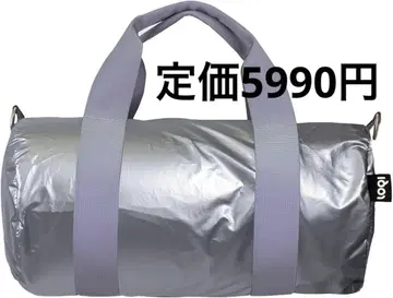 [로우키] 미니 보스턴 백 메탈릭 여성용 실버