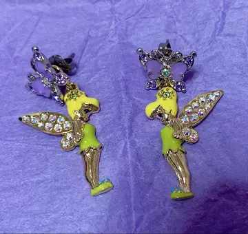 미사용 새상품 ANNA SUI x Disney 팅커벨 귀걸이