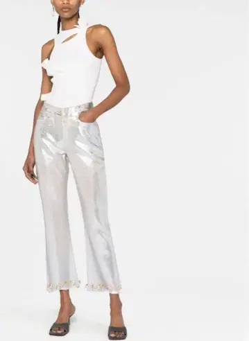 Jacquemus 실버 청바지