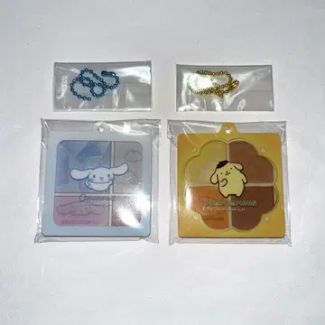 산리오 트레이딩 아이섀도우풍 키체인 시나모롤 폼폼푸딩