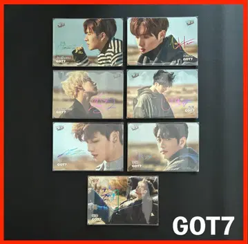 귀중 트레이딩 카드 홍콩 [yes!] 카드 GOT 7 7장 세트! 9
