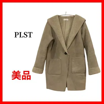 PLST 플라스테 페이크 무스탕 코트 보아 B1089