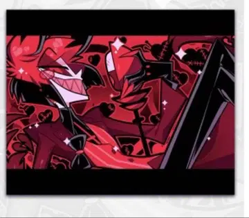 Hazbin hotel 알래스터 발렌타인 포스터