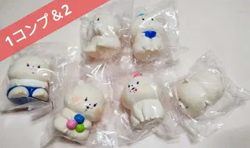[ 미개봉 ] 친구는 곰 소프트 비닐 컬렉션 6개 친구곰 가챠