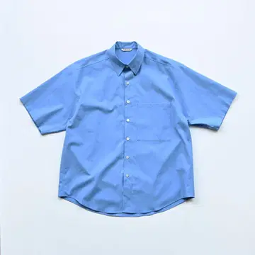 AURALEE WASHED FINX TWILL BIG S/S SHIRT