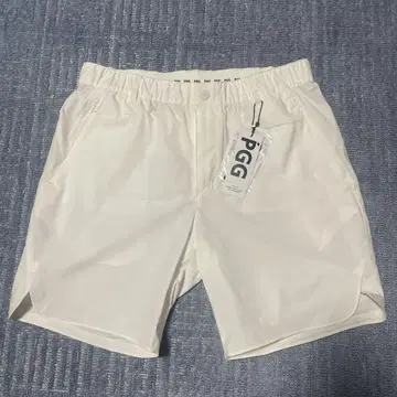 PGG 택 포함 새상품 스트레치 하프 팬츠 숏팬츠 화이트 5 L