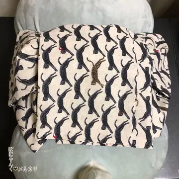 [ 고양이 고양이 고양이 파도 ] 성인용 헤코 오비 반폭