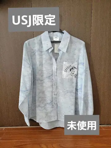 [미사용] USJ 한정판 스누피 시어 셔츠 L 사이즈