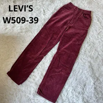 리바이스 W509-39 와인 레드 코듀로이 W27