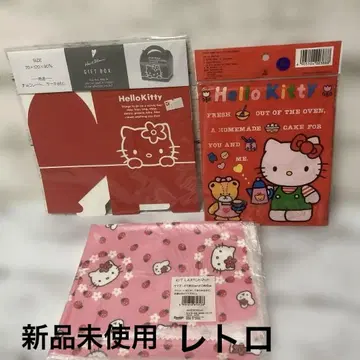 [ 새상품 ] Sanrio 런치 매트 케이크 박스 비닐 보자기