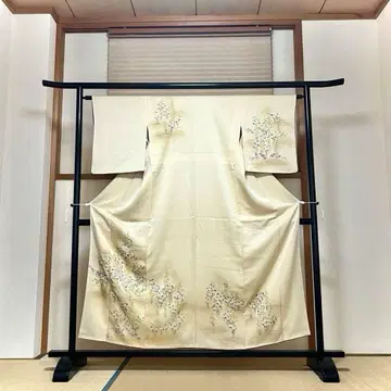 츠케사게 꽃무늬 무늬 그라데이션 금채 금사 허니 색상 PK-1049