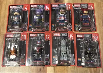MARVEL 베어브릭 Happy 복권 어벤져스 & 가디언즈 8체 세트