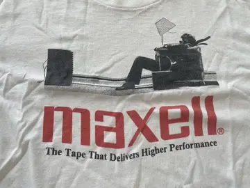 [ 구하기 어려움 ] 90s maxell 빈티지 티셔츠 구제 의류