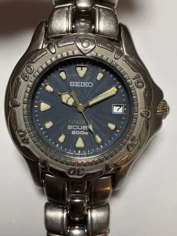 세이코 TITANIUM 다이버 남성용 손목시계