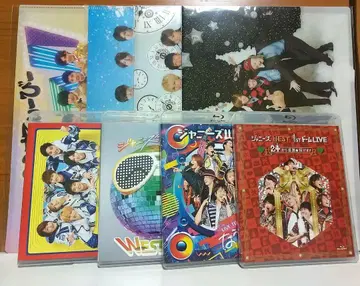 쟈니즈 WEST 라이브 Blu-ray 4개 세트 + 클리어 파일
