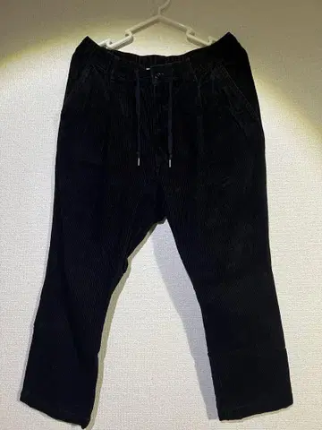 BEAMS HEART 코듀로이 팬츠 M 블랙