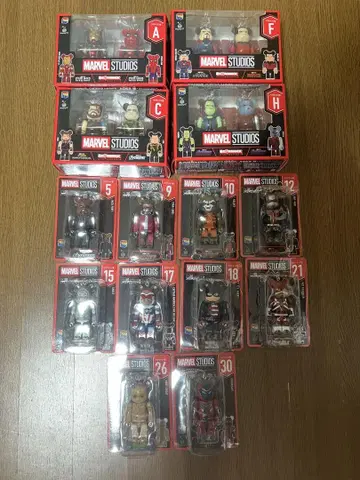 MARVEL 마블 해피 복권 BE@RBRICK 베어브릭