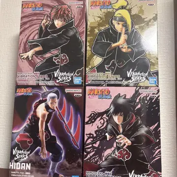 NARUTO 아카츠키 피규어 4개 세트 히단 데이다라 사소리 사스케