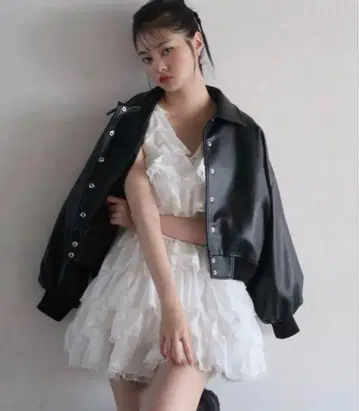 Treat rself angel wings 미니 드레스 화이트