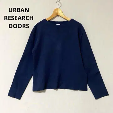 URBAN RESEARCH DOORS 밀라노 리브 보트넥 풀오버