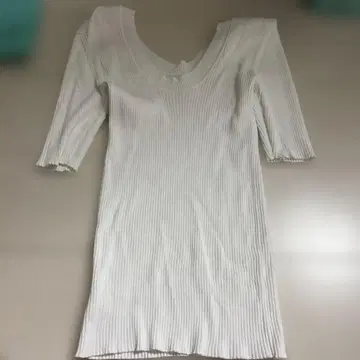 르 쉘 블루 리브 셔츠