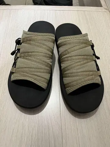 새상품급 UNIQLO C 슬라이드 샌들 베이지 XL