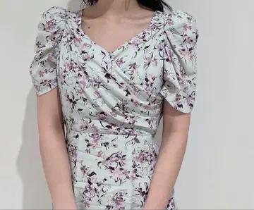 레이온 카슈쿨 프린트 원피스