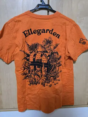 ELLEGARDEN 보물 상자 T셔츠 S 사이즈 오렌지 중고