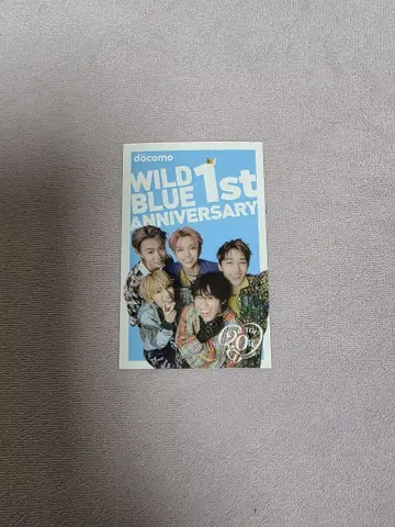 WILDBLUE 1ST ANNIVERSARY DOCOMO 스티커