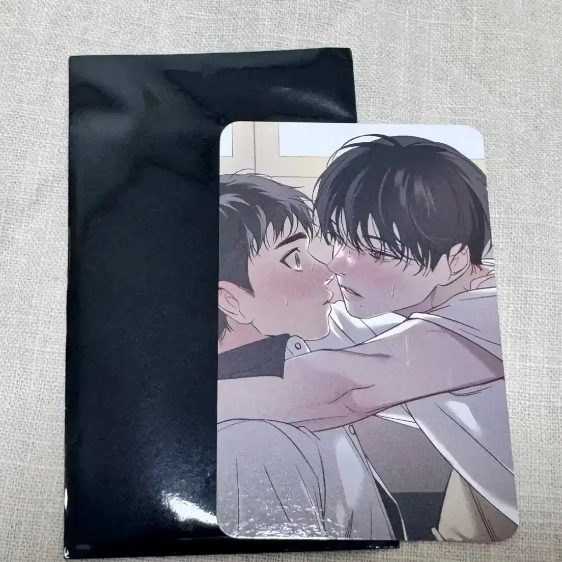 Lezhin Lebom Cafe Ah-balg backlight pre-order benefit photocard poca