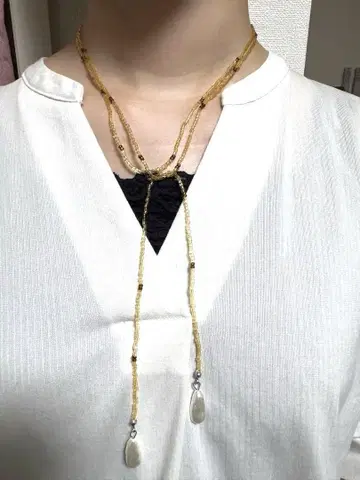 비즈 목걸이