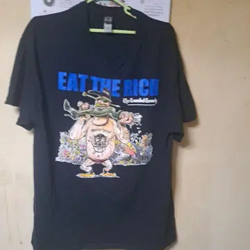부자를 먹어치워라 영화 프로모션 티셔츠 EAT THE RICH